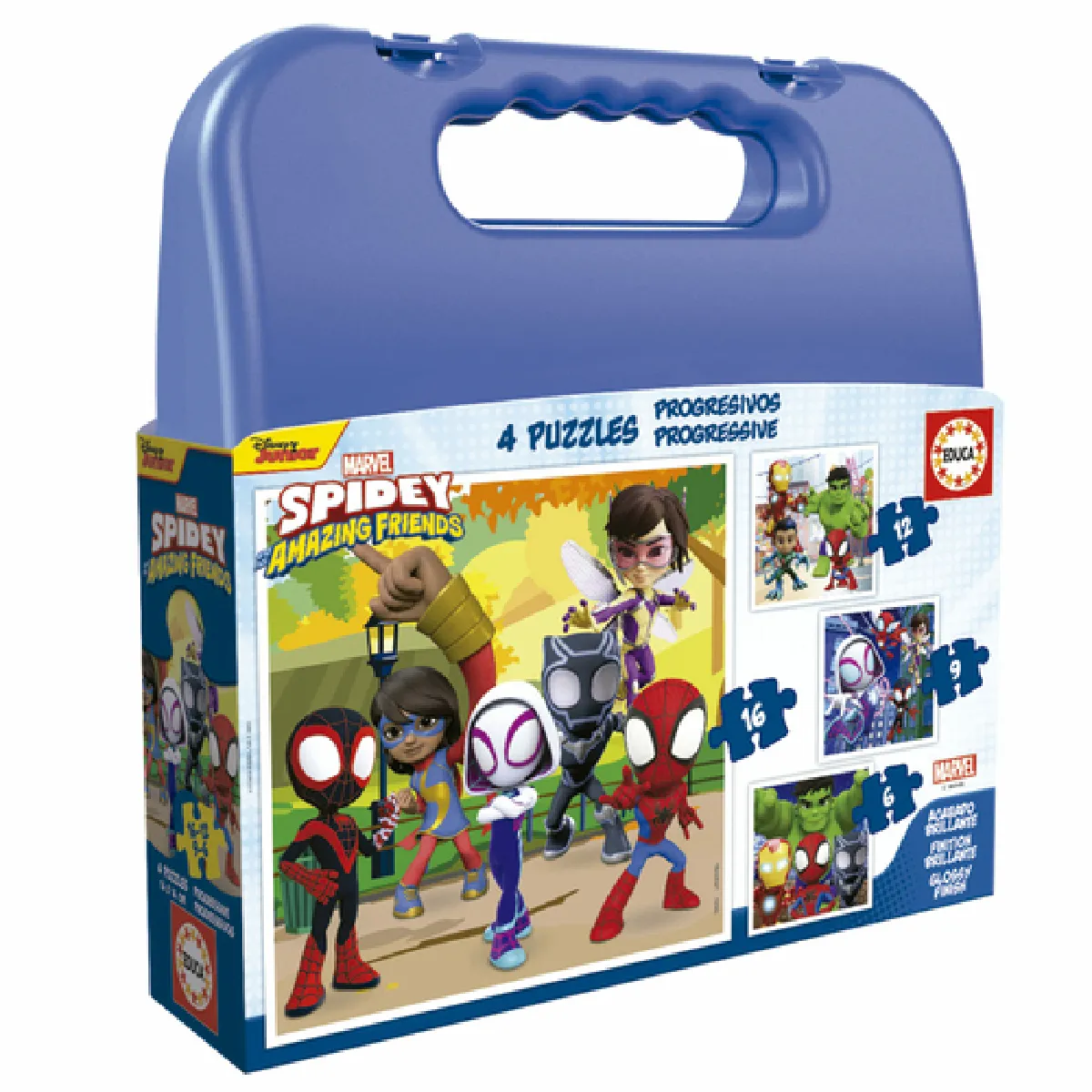 Educa Borras Educa Mallette De Puzzles Spidey