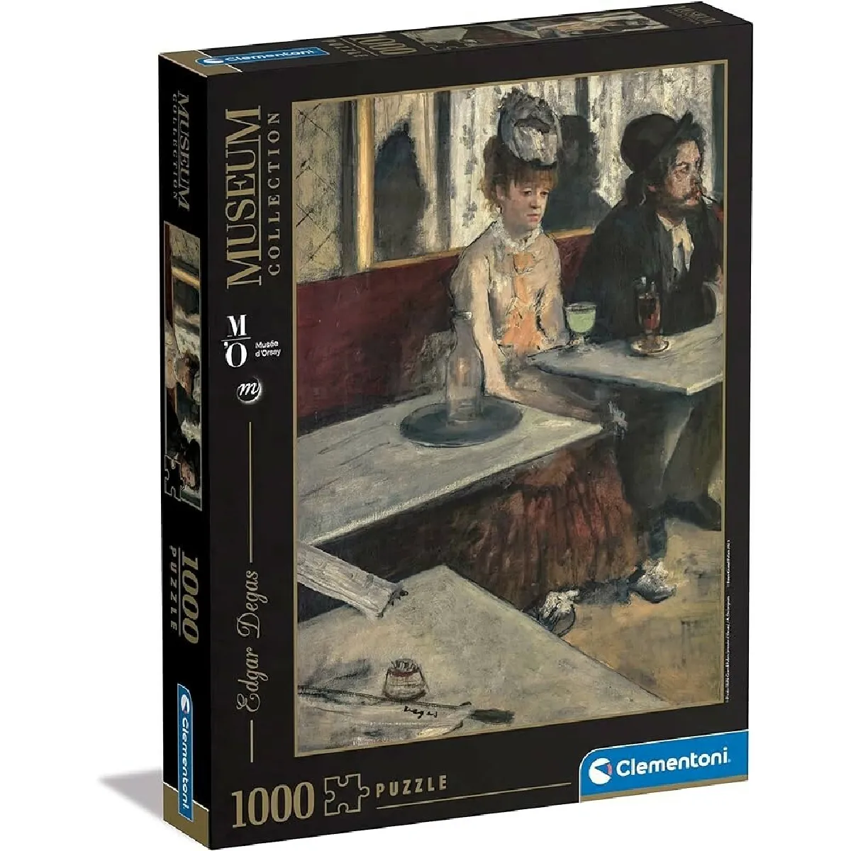 Clementoni Degas Au Café 1000 pièces