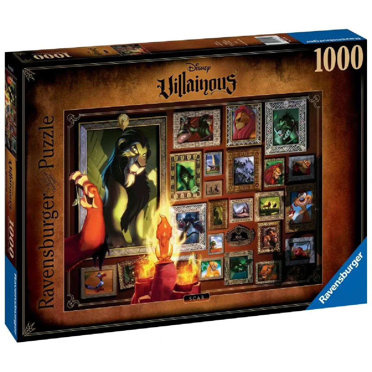 Puzzle 1000 pièces : Scar Collection Disney Villainous Ravensburger France