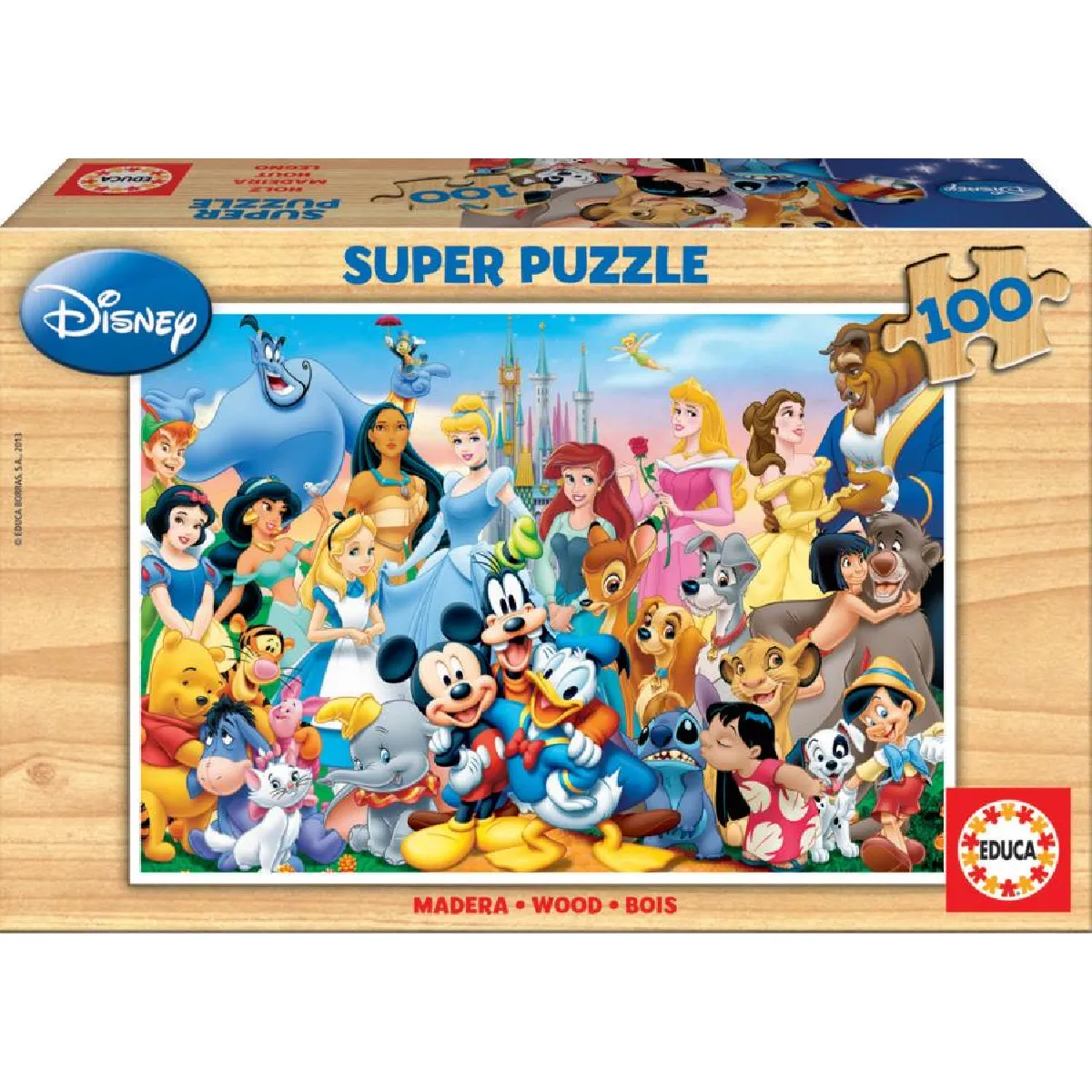 Educa Borras Educa Puzzle Bois Disney 100 Pièces