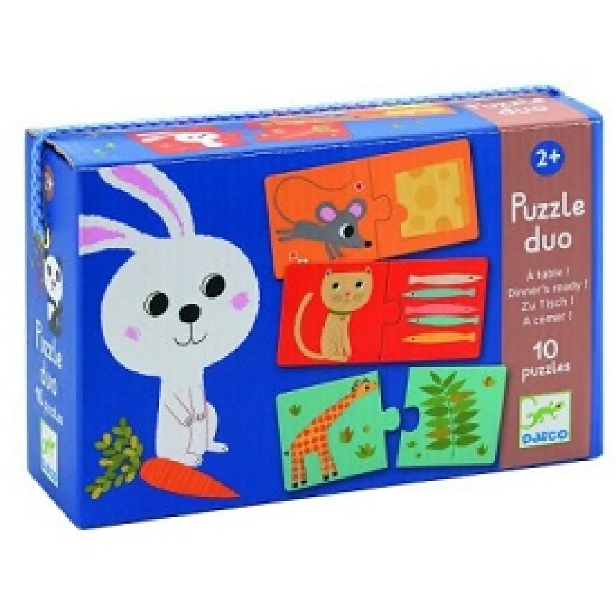 Djeco Puzzle Duo A Table ! Enfants