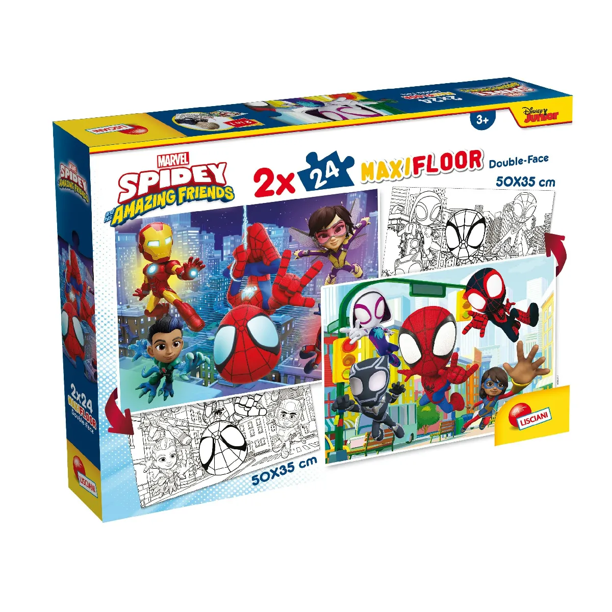 Puzzle maxi sol Spidey double face