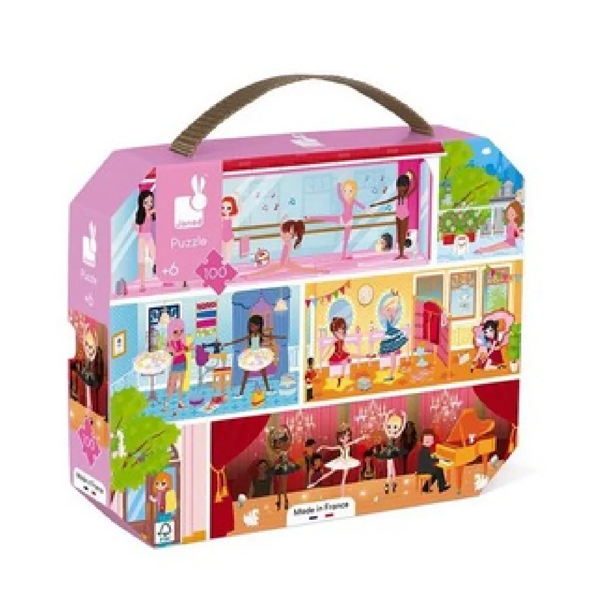 Janod Puzzle enfant Danse académie - 100 pièces