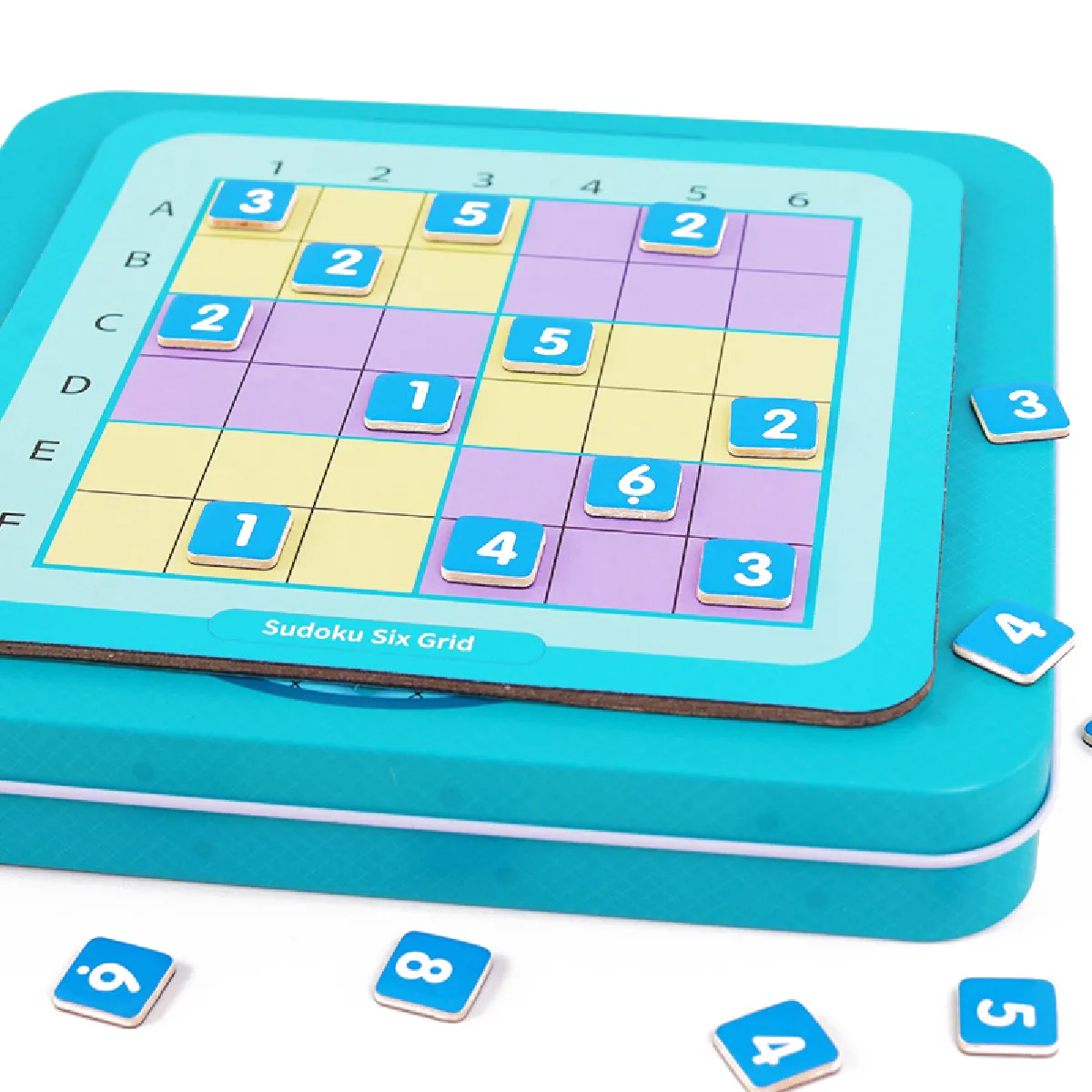 Jeu de Sudoku magnétique en bois