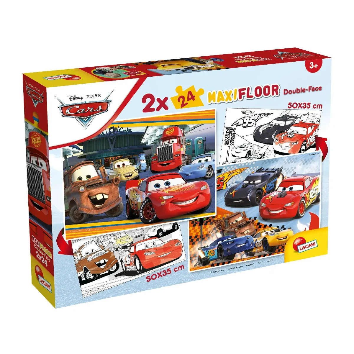 Puzzle Cars maxi floor double face