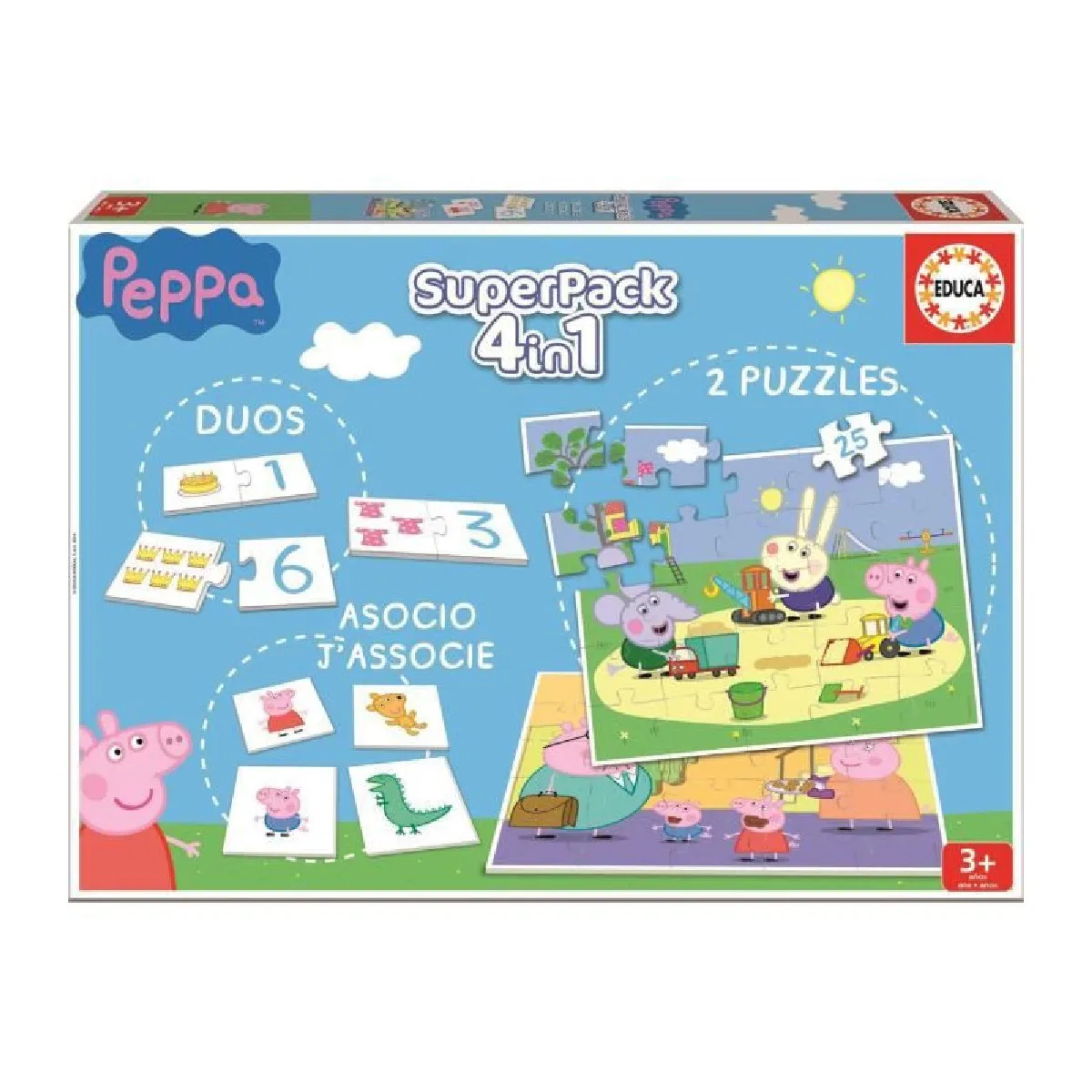 Educa Borras Educa Coffret Jeux Éducatifs Peppa Pig