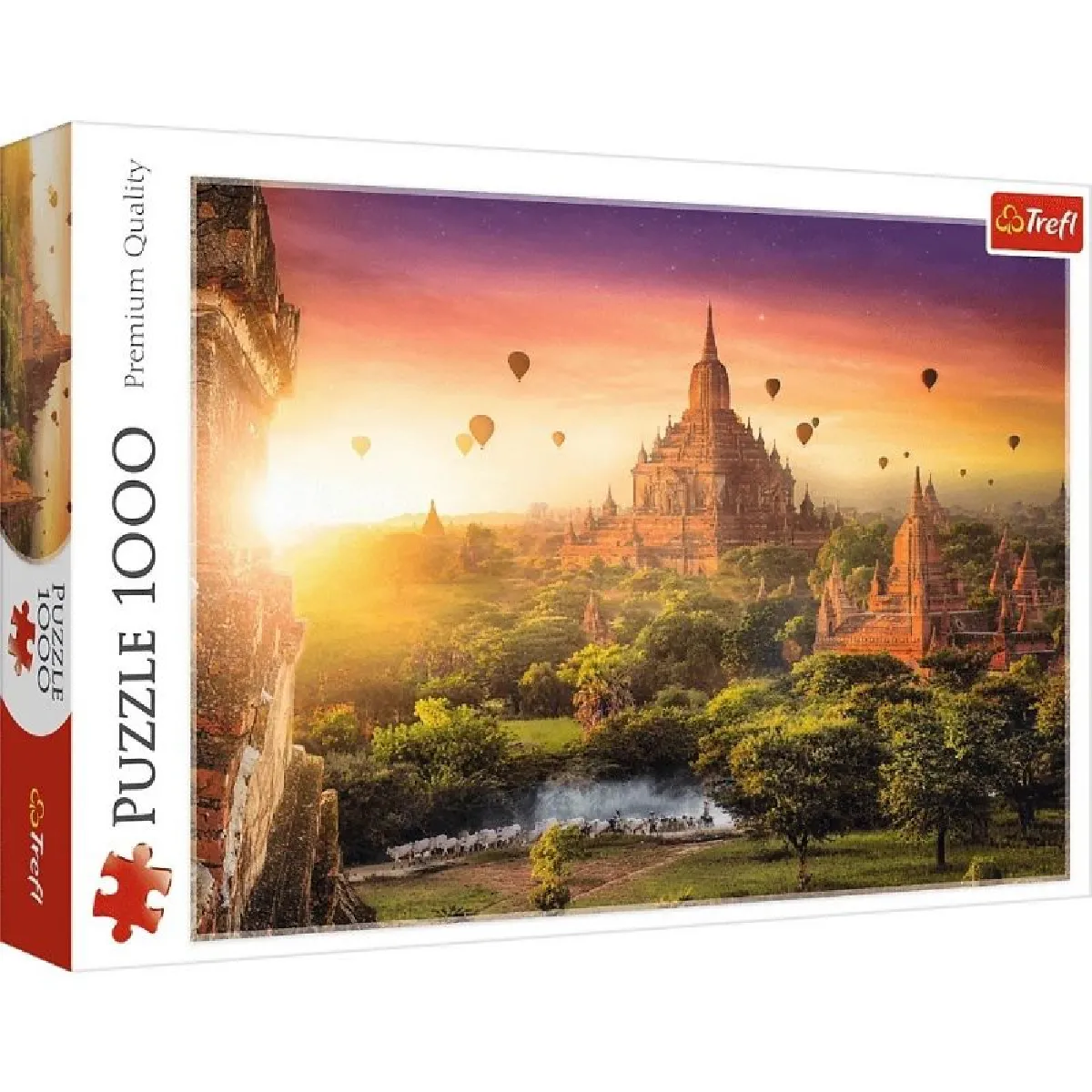 Trefl Puzzle adulte Temple de Birmanie - 1000 pièces