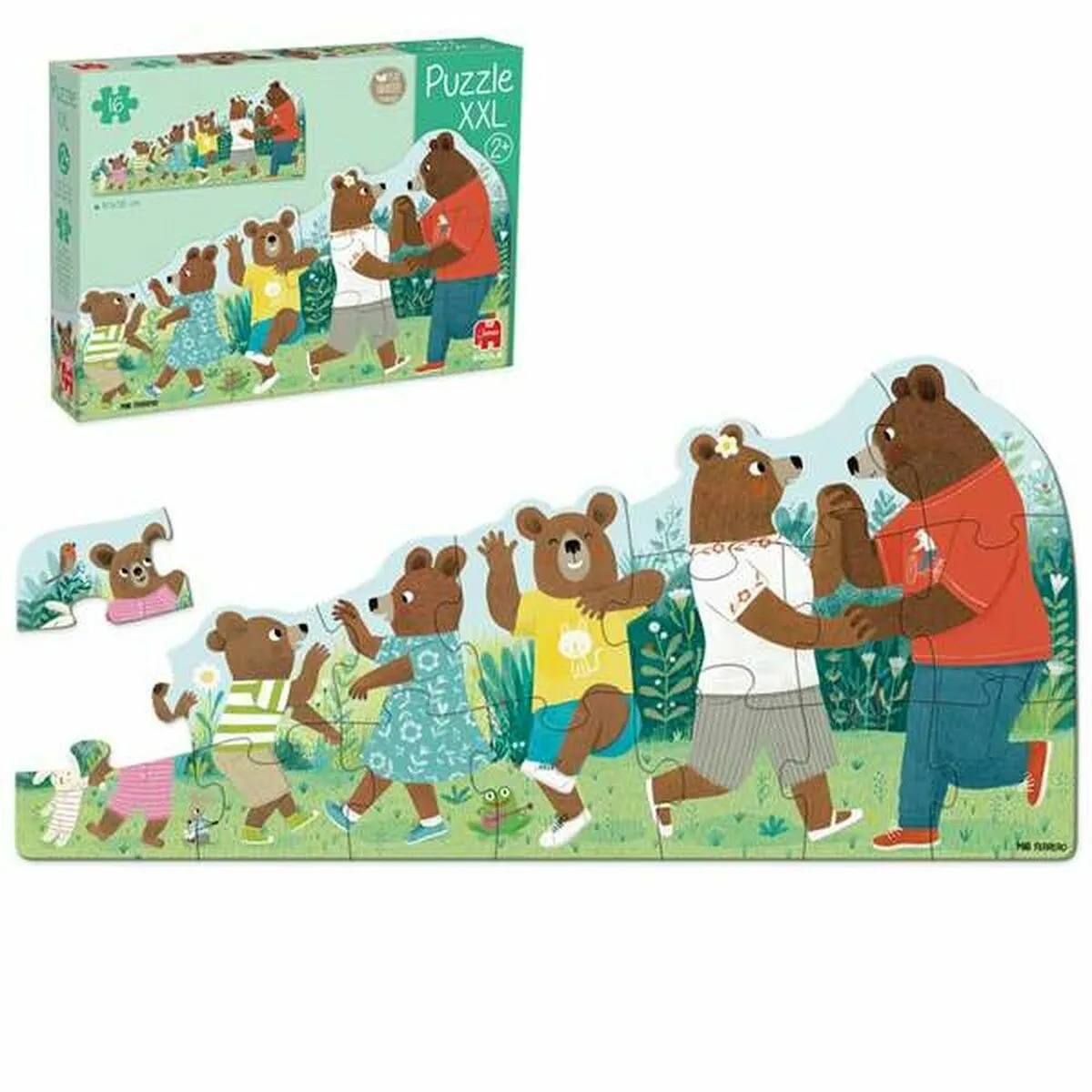 Diset puzzle enfant en bois - 16 pièces Diset puzzle enfant en bois - 16 pièces