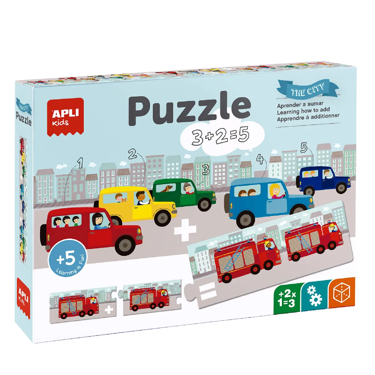 Apli Puzzle éducatif additions et chiffres