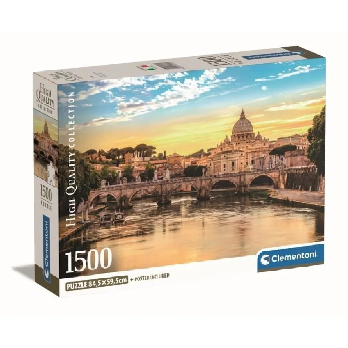 Puzzle 1500 pièces : Rome Clementoni Puzzles - vue 8