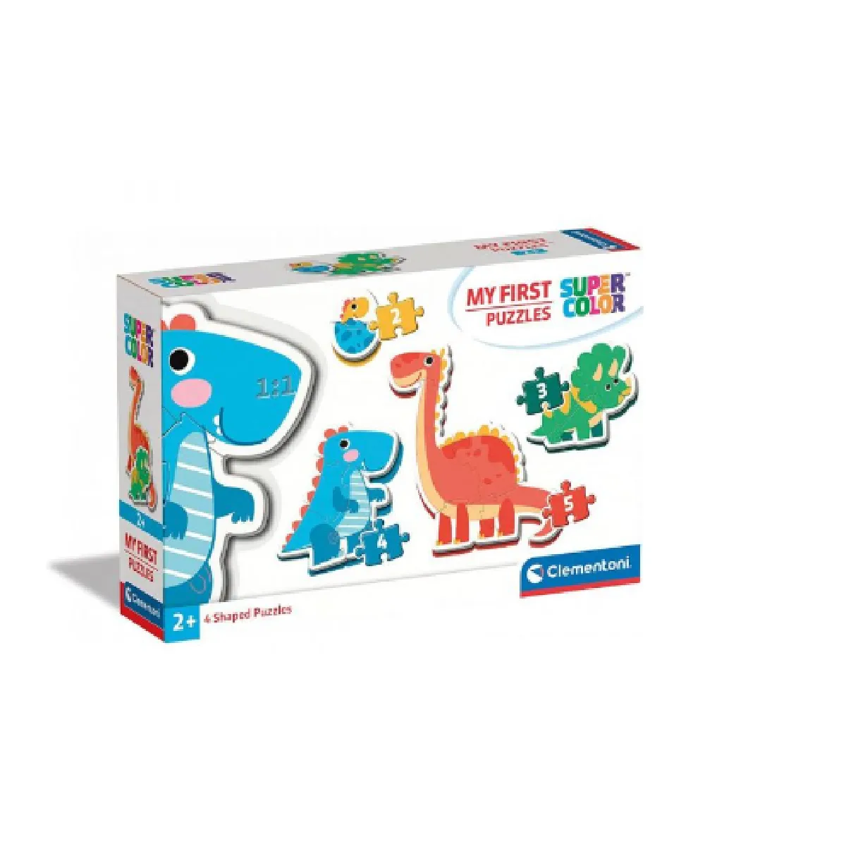 Clementoni Mes Premiers Puzzles Super Color Dinosaures