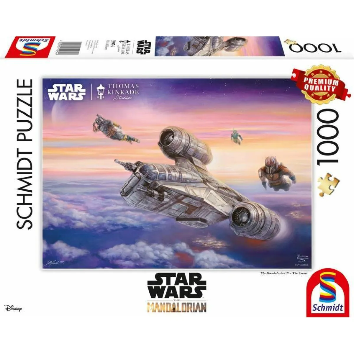 Schmidt spiele puzzle Star Wars Mandalorian 1000 pièces