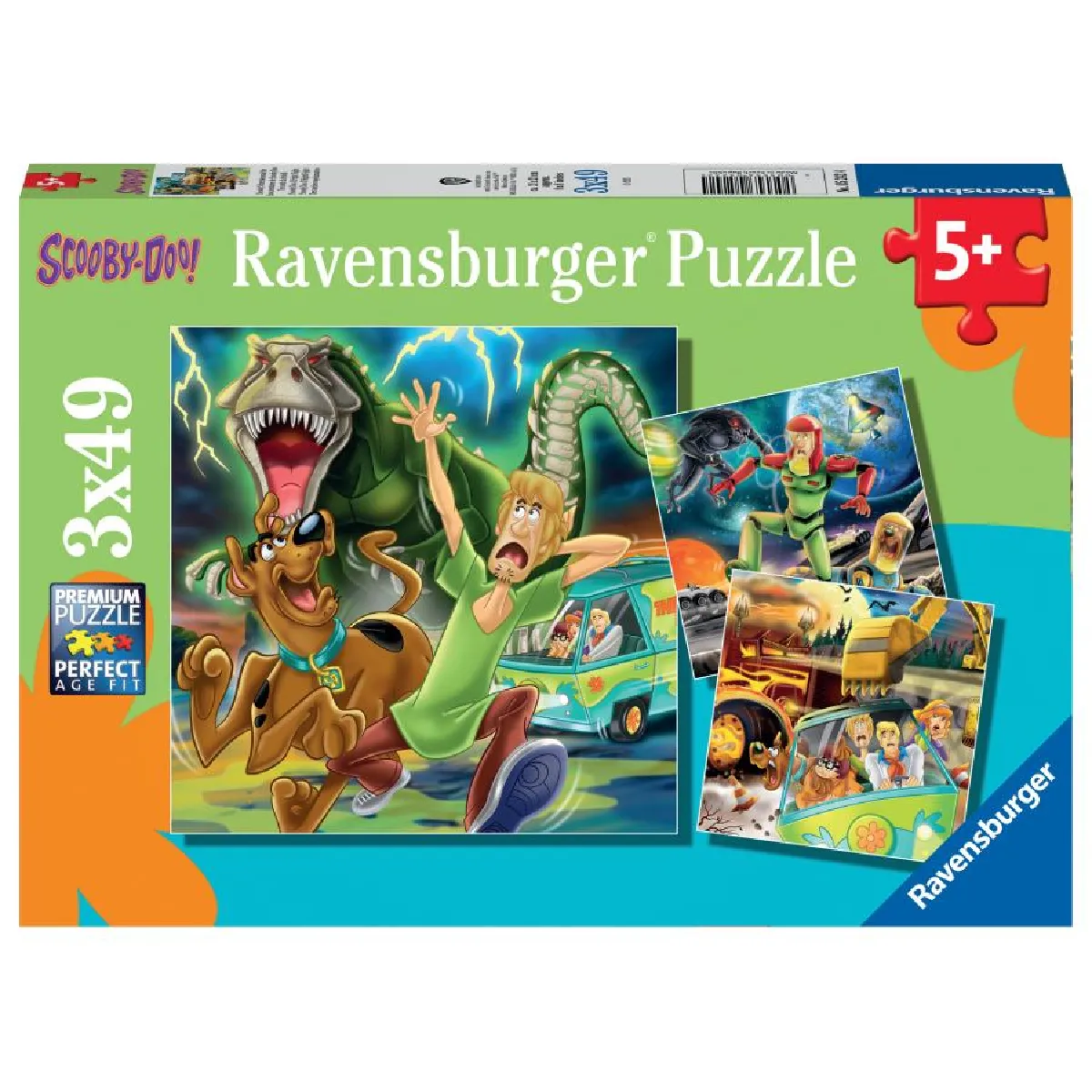 Puzzles 3 x 49 pièces : Les aventures de Scooby Doo Ravensburger France - vue 4