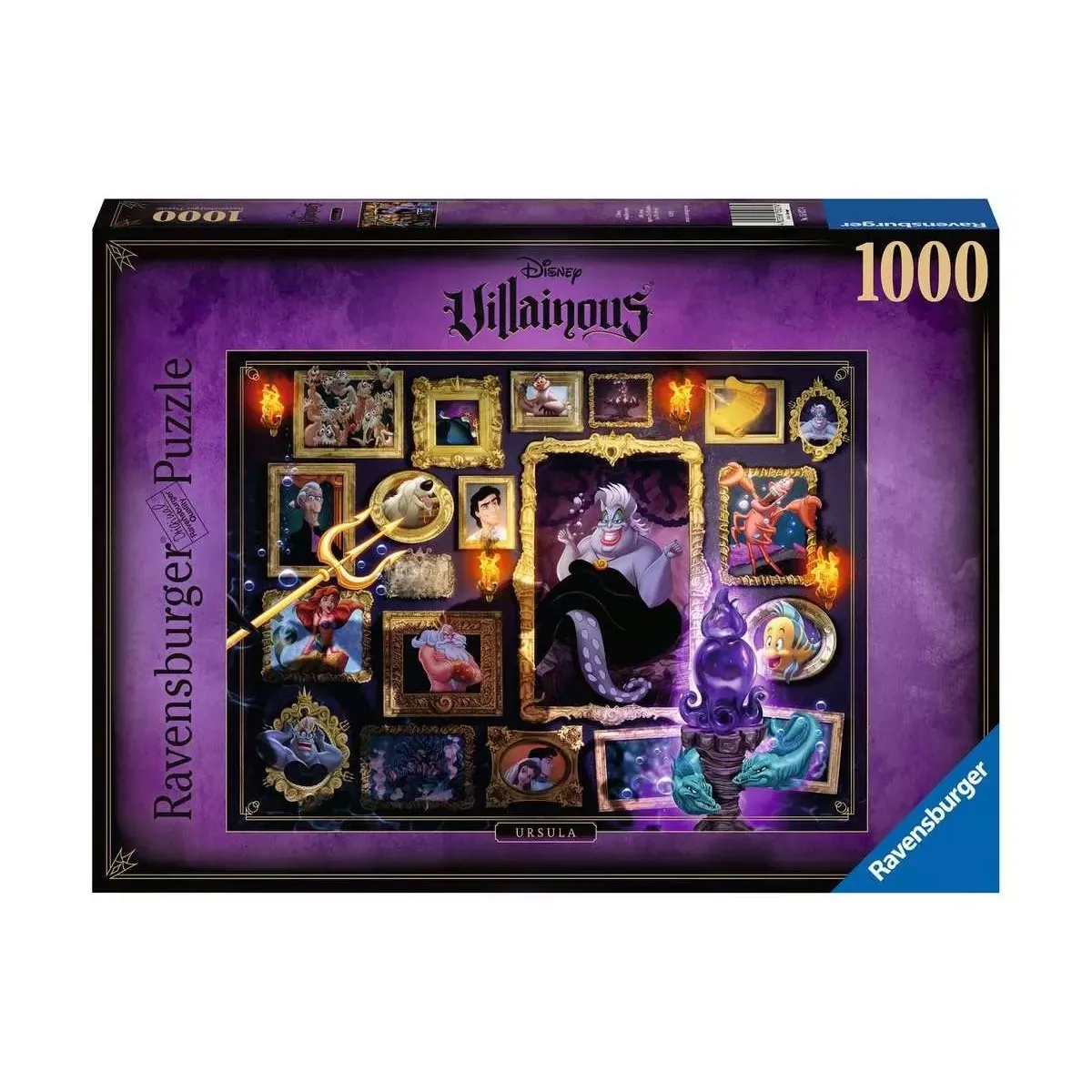 Puzzle 1000 pièces : Ursula Collection Disney Villainous Ravensburger France