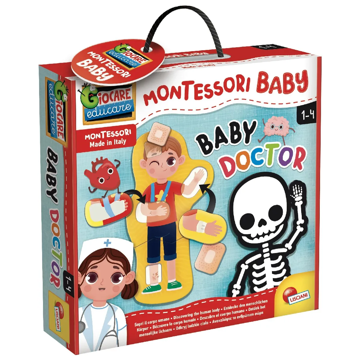 Lisciani giochi puzzle éducatif Montessori Baby Doctor Lisciani giochi puzzle éducatif Montessori Baby Doctor