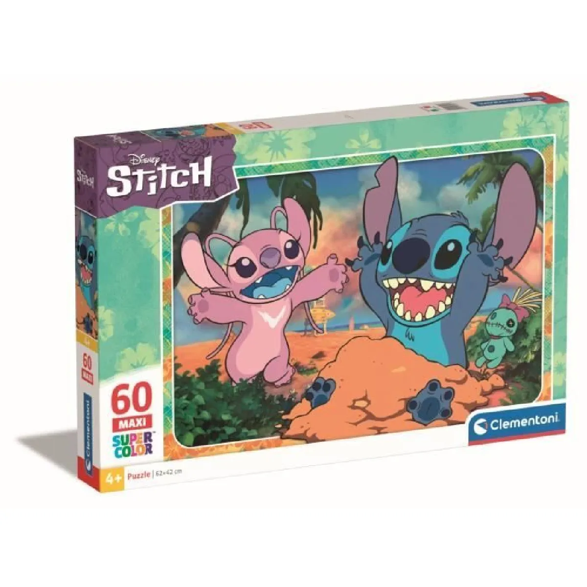 Puzzle 60 pièces : Stitch Clementoni Puzzles - vue 2