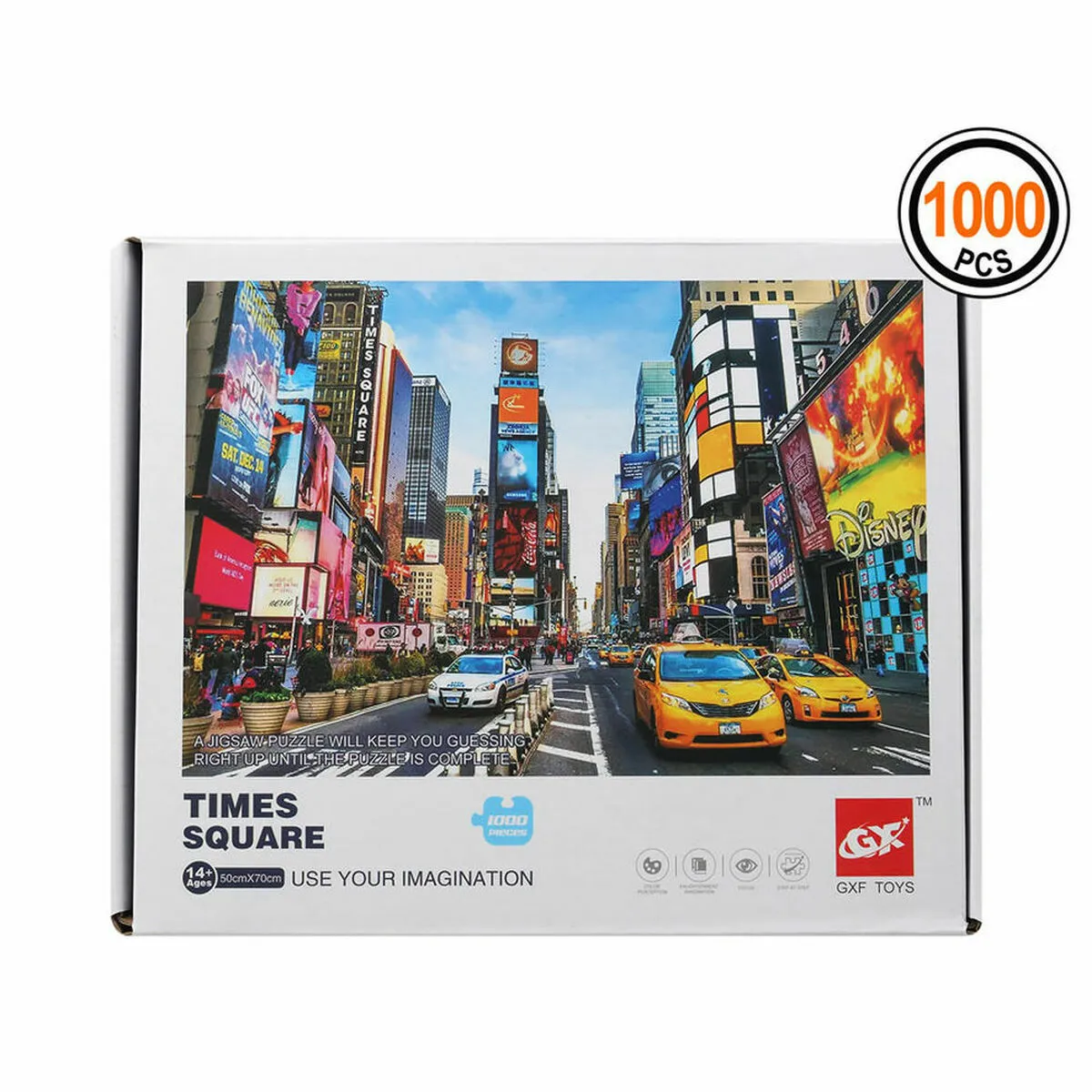 Bigbuy Puzzle adulte Times Square - 1000 pièces Bigbuy Puzzle adulte Times Square - 1000 pièces