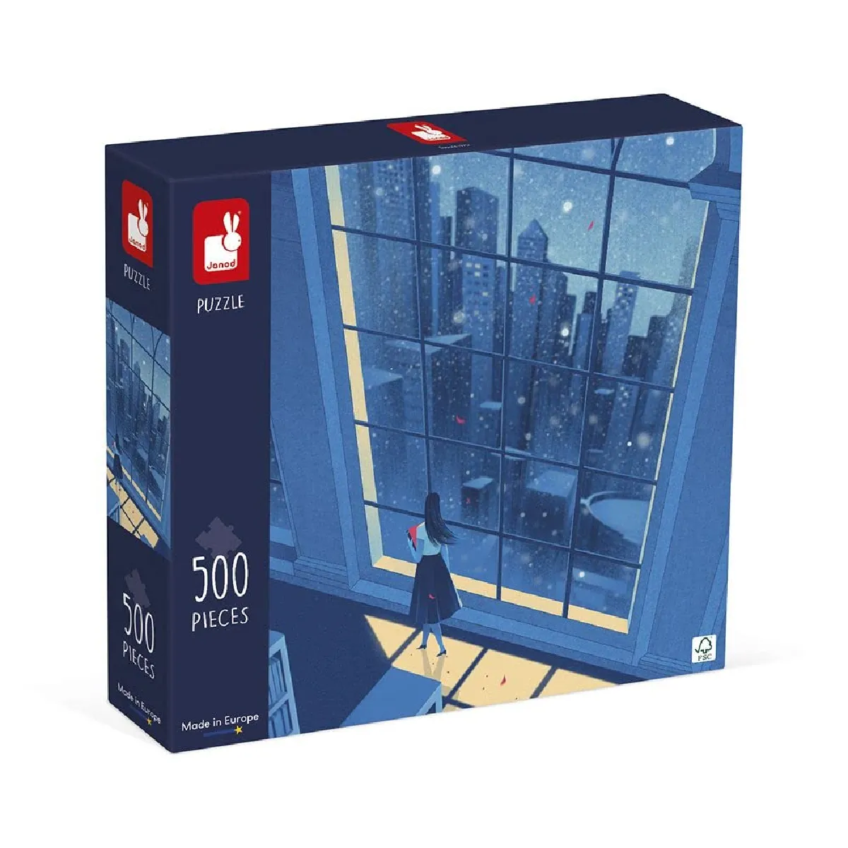 Juratoys-Janod Bleue Janod Puzzle Adulte La Nuit