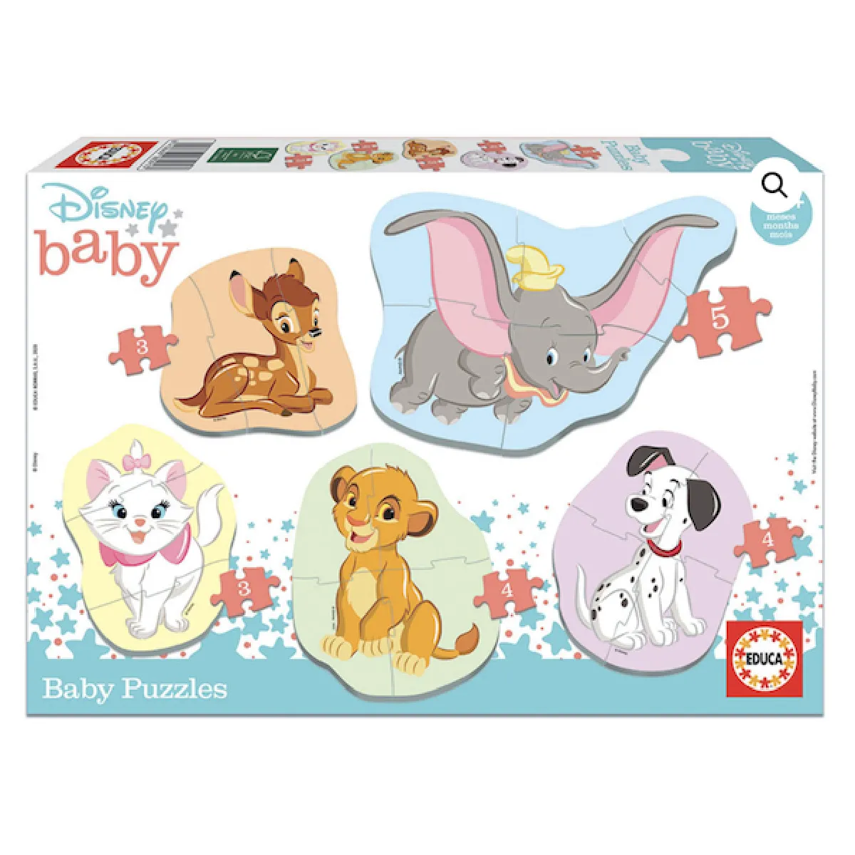 Edsf Puzzle Enfant Educa Baby Puzzles Disney Animals 2 - Image 2