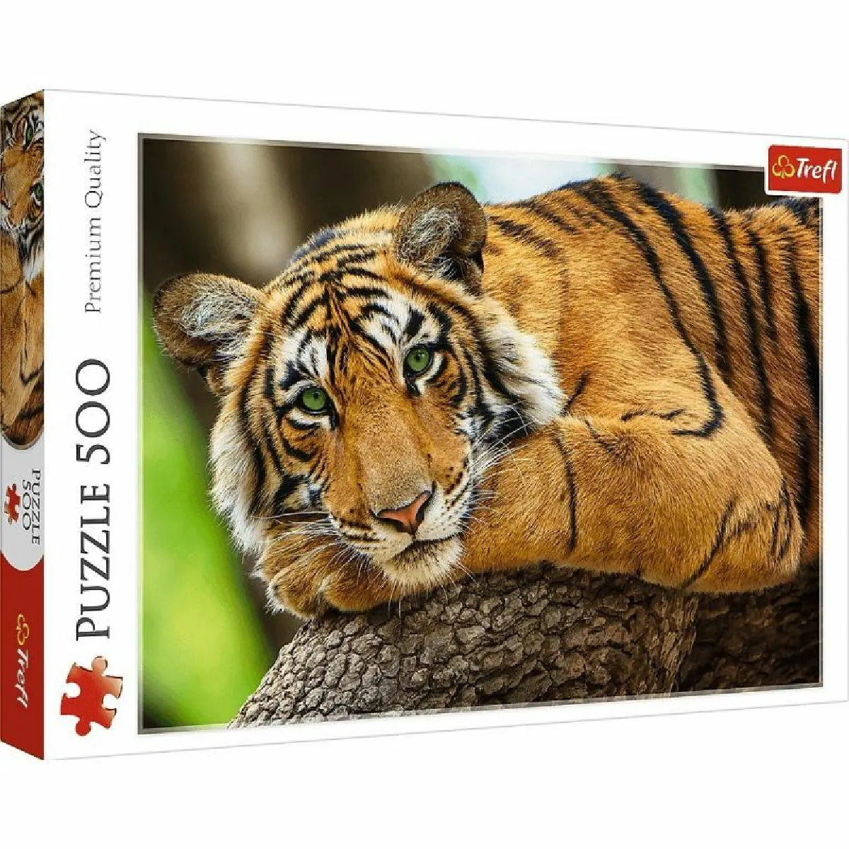 Trefl Puzzle Portrait de tigre 500 pièces