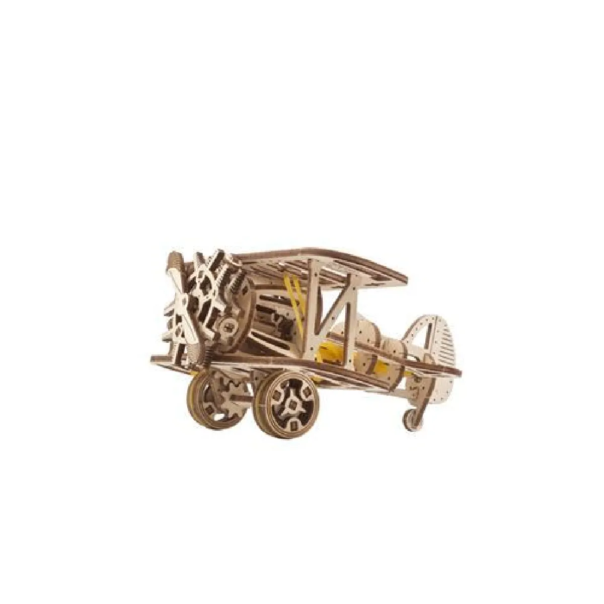 Ugears Puzzle 3D Mini Biplan - Image 4