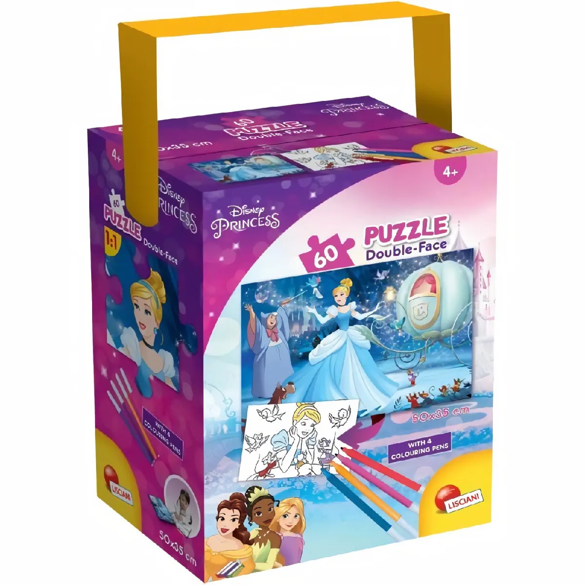 Lisciani giochi Puzzle double face Cendrillon - 60 pièces