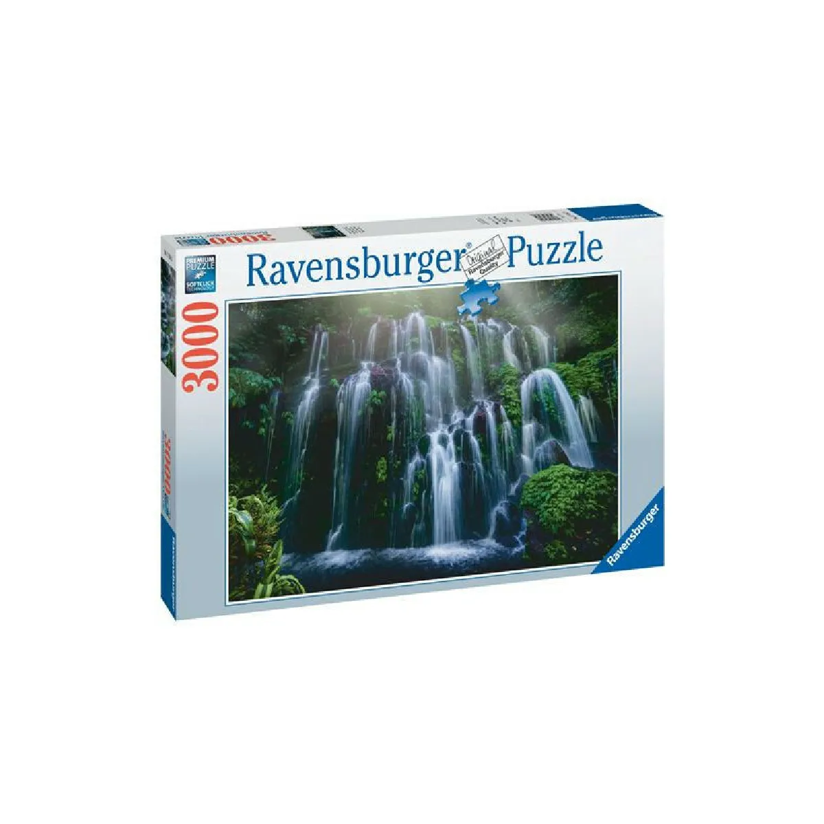 Puzzle 3000 pièces : Chutes d'eau Bali Ravensburger France