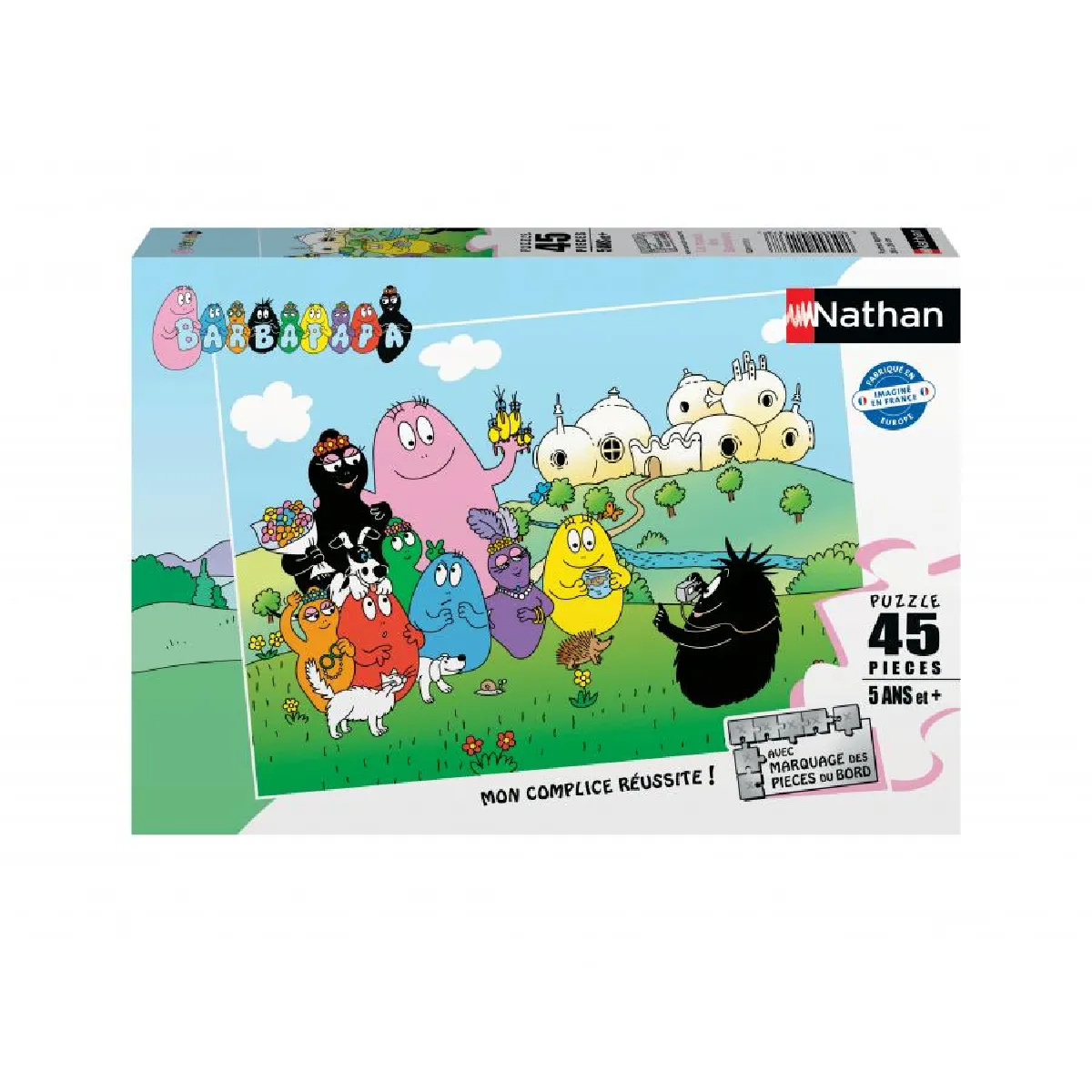 Puzzle 45 pièces : Le monde des Barbapapa Ravensburger Nathan