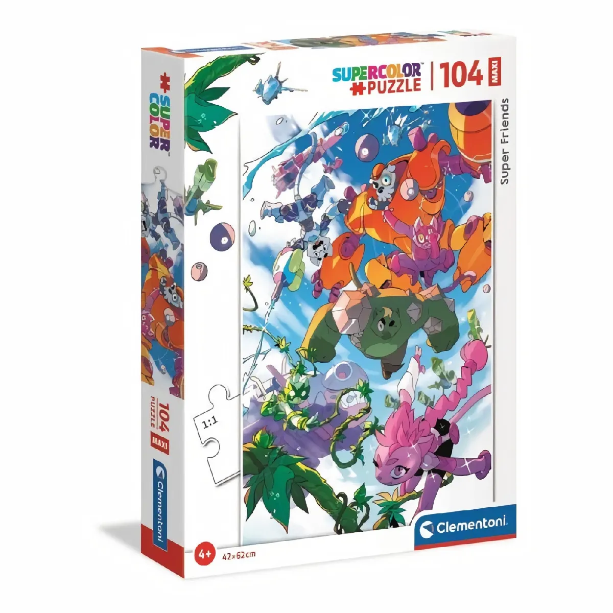 Clementoni Super Friends Maxi Puzzle 104 pièces