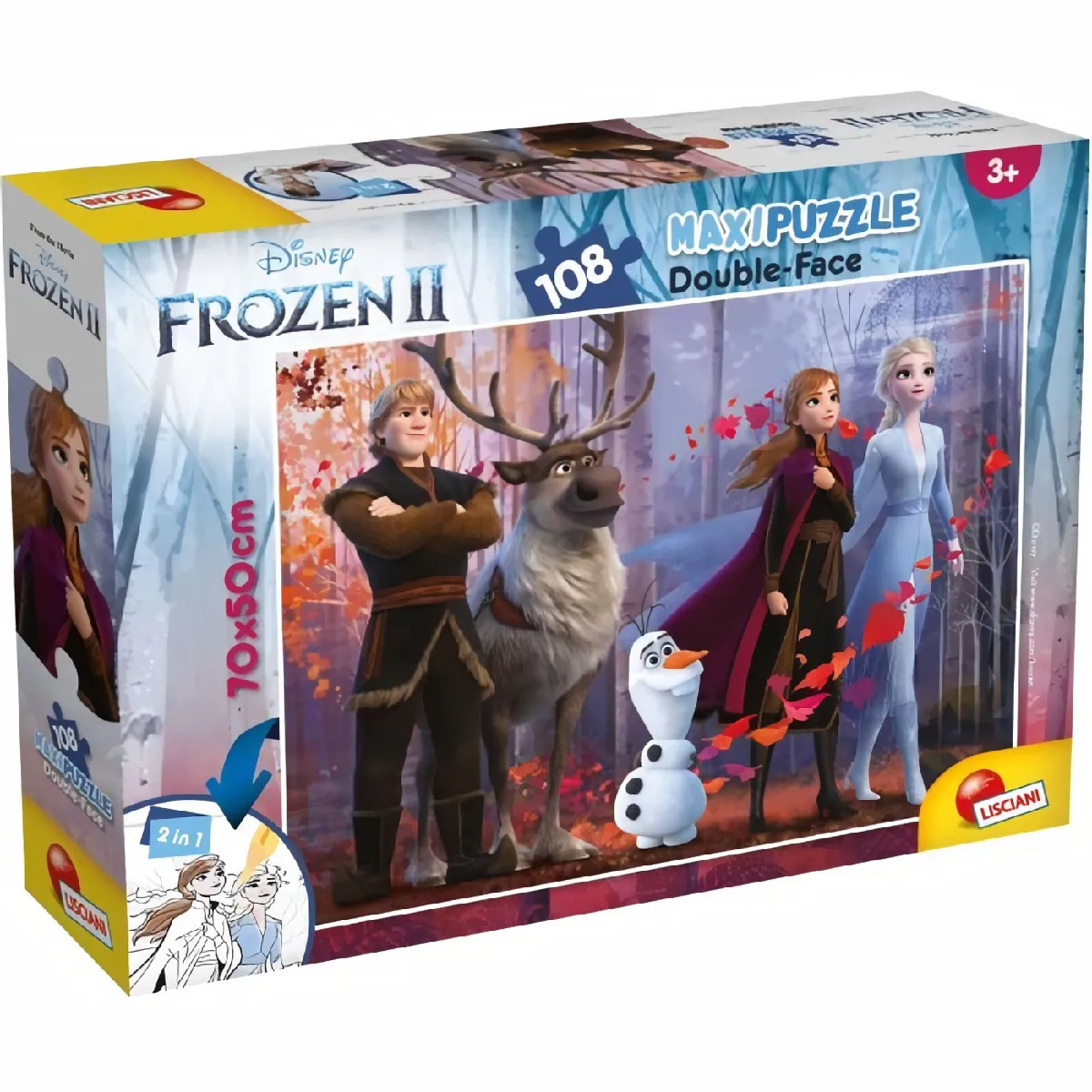 Lisciani giochi Puzzle double face Frozen 2