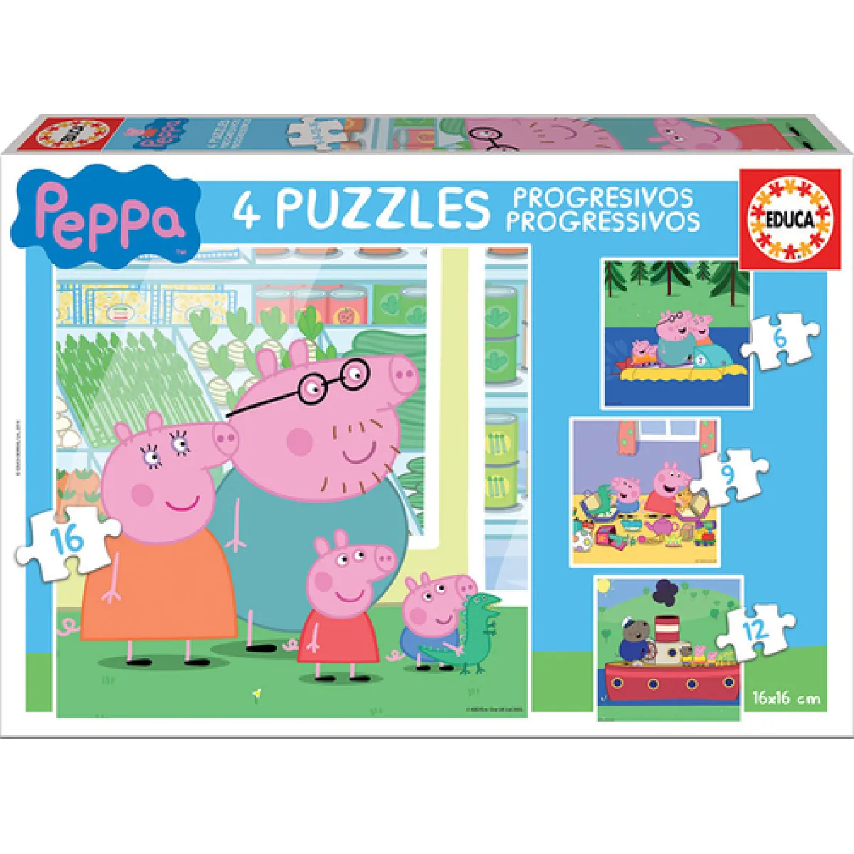 Educa Borras Educa Puzzle Progressif Peppa Pig