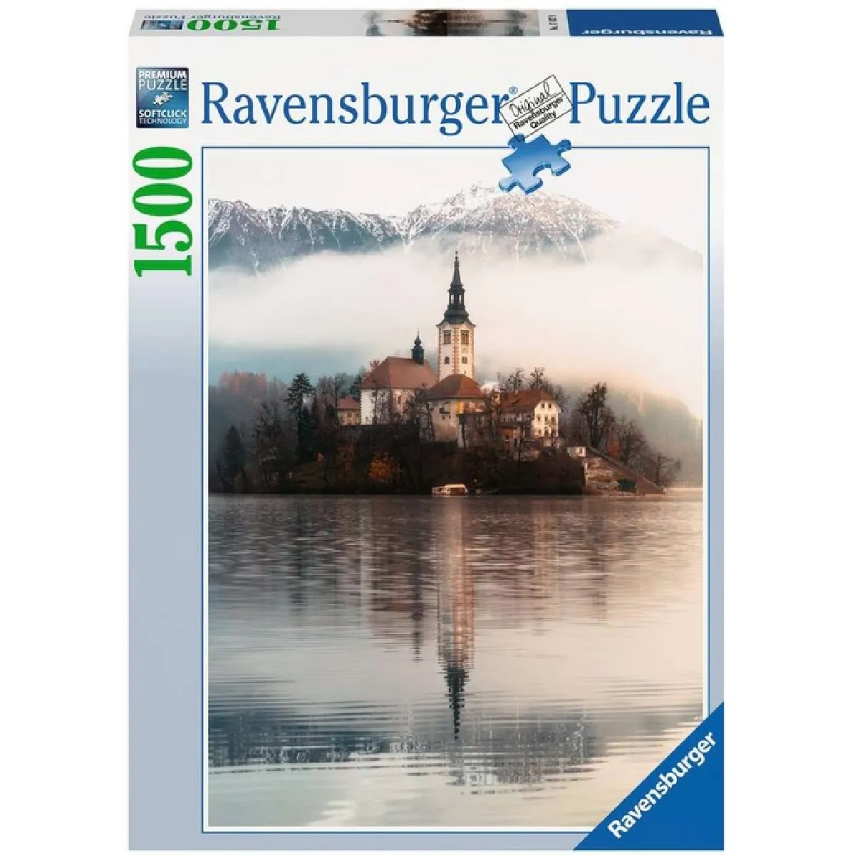 Ravensburger Puzzle Adulte Puzzle 1500 pièces 'ile des voeux Bled Slovénie Adultes et Enfants à partir de Puzzle de qualité supérieure 80x60cm Villes & Monuments 12000740
