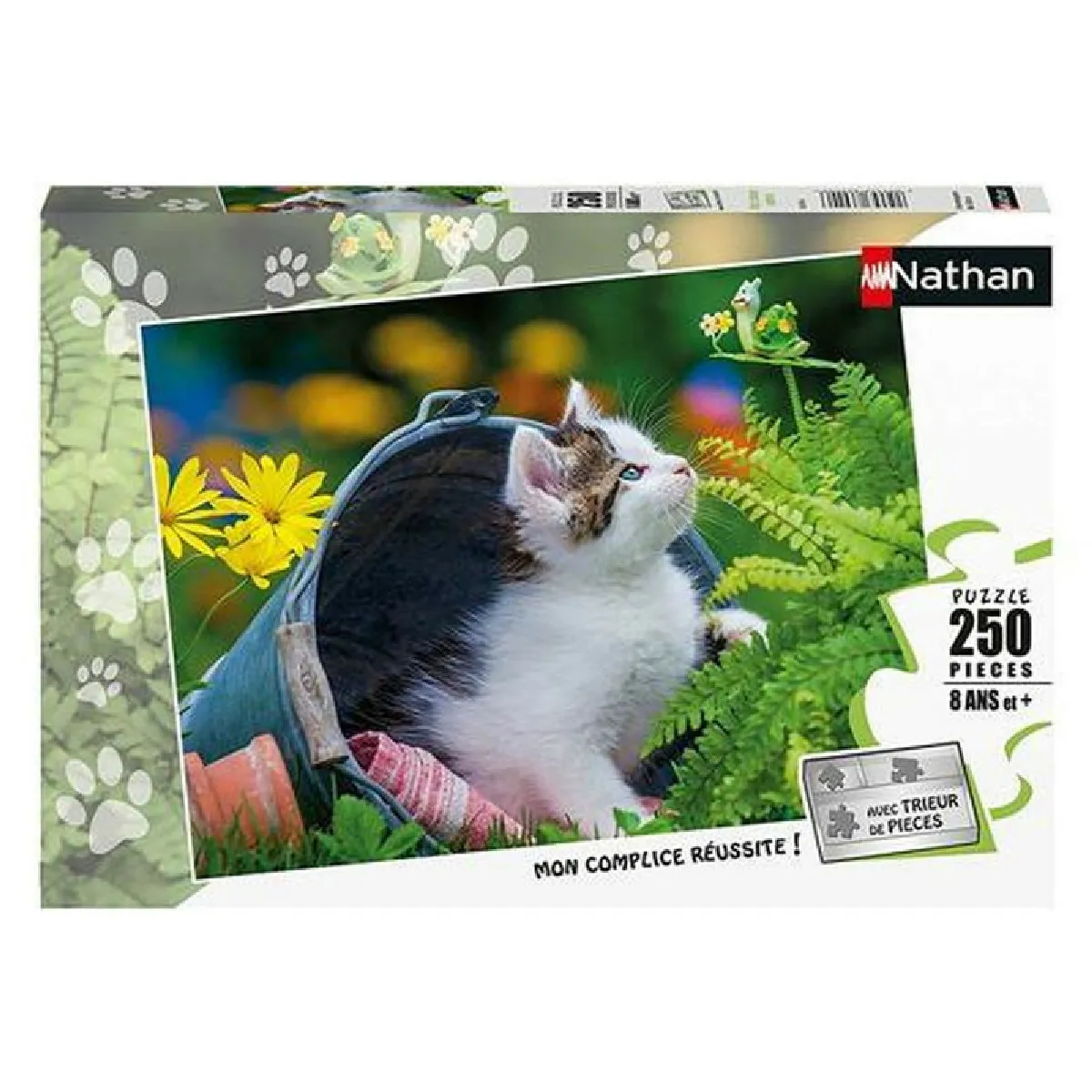Puzzle 250 pièces : Petit chaton curieux Ravensburger Nathan