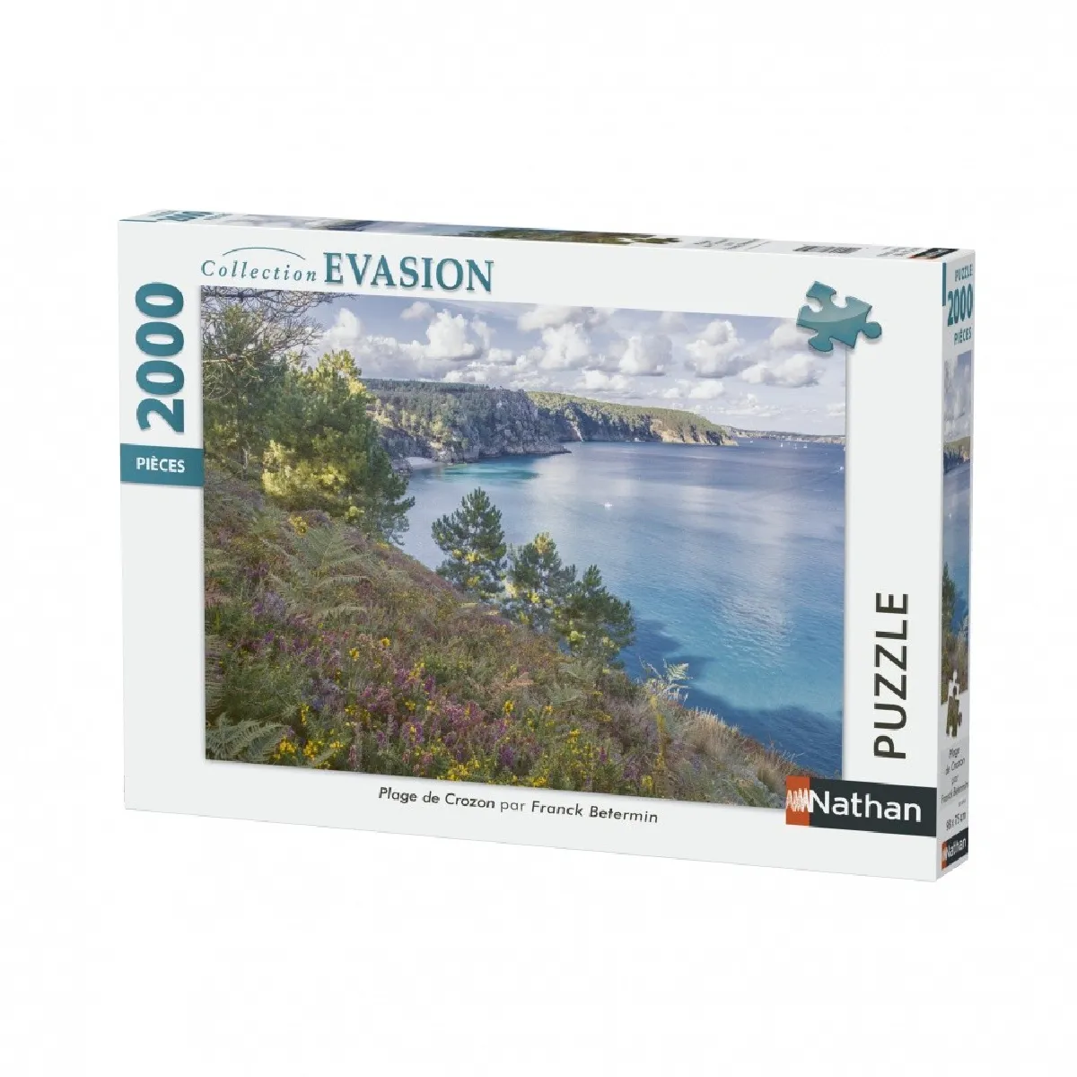 Puzzle 2000 pièces : Plage de Crozon Ravensburger Nathan
