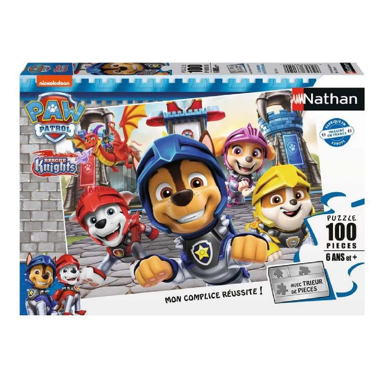 Nathan Puzzle 100 Pièces PPatrouille Chevalier