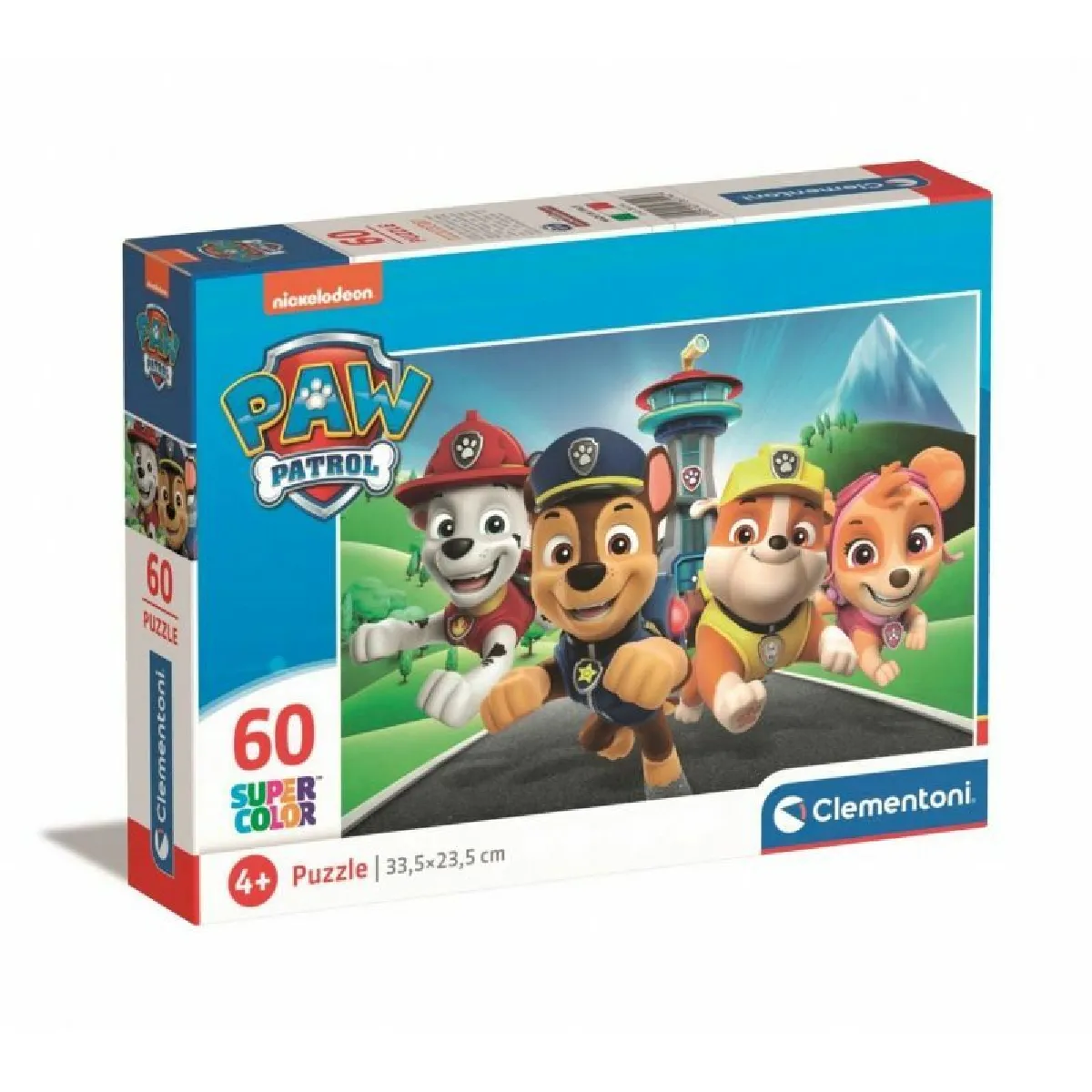 Puzzle 60 pièces : Pat'Patrouille Paw Patrol Clementoni Puzzles