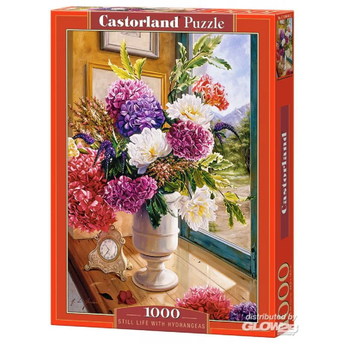 Castorland Puzzle adulte nature morte hortensias - 1000 pièces