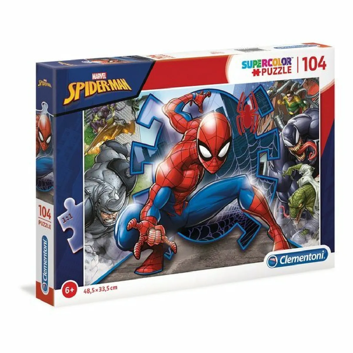 Clementoni Bleu Puzzle De 104 Pièces Marvel Spiderman - Image 4