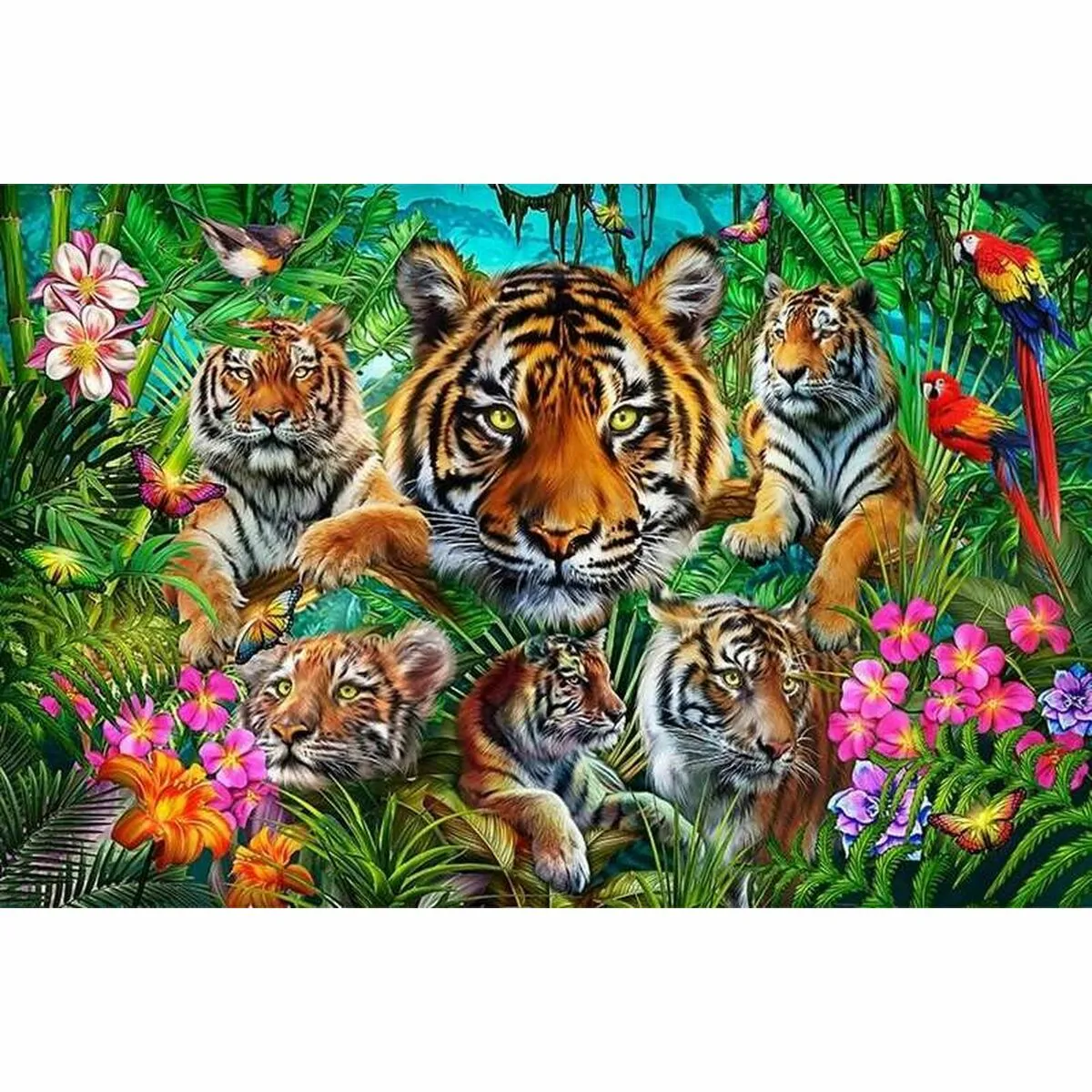 Educa Borras Educa Puzzle Adulte Tiger Jungle