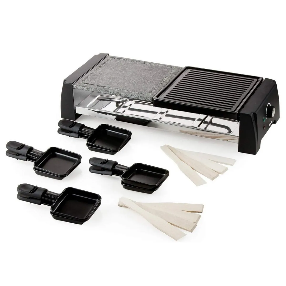 Raclette Grill Pierre à cuire DOMO 8 personnes DO9190G - vue 2