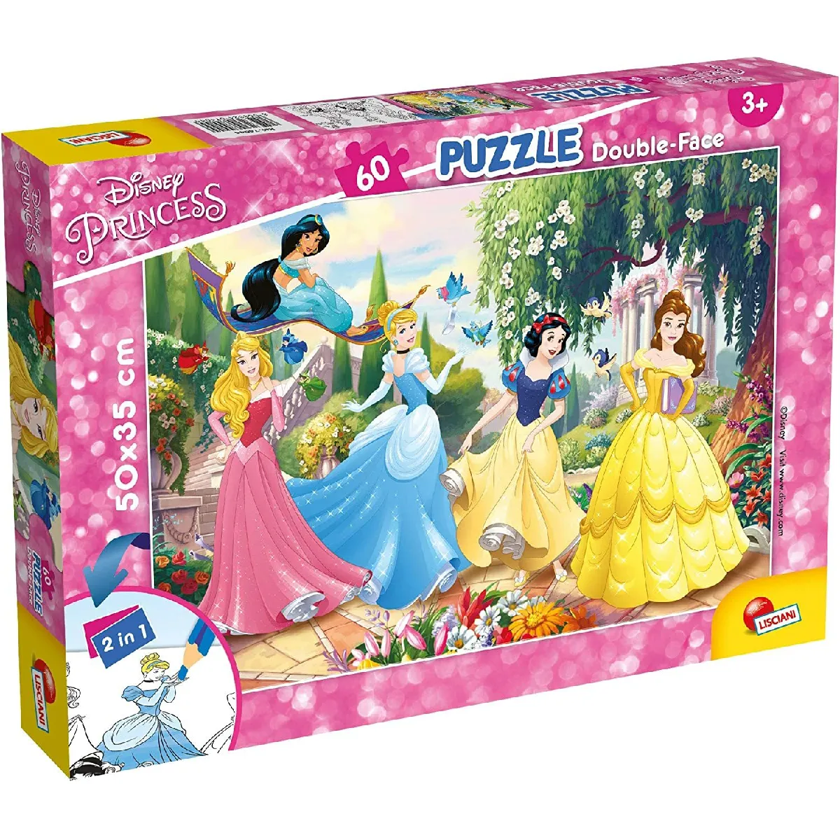 Lisciani giochi Puzzle enfants Princesses Disney - 60 pièces