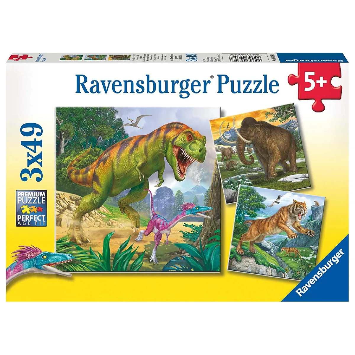 Ravensburger Puzzle 3X49 Préhistoire