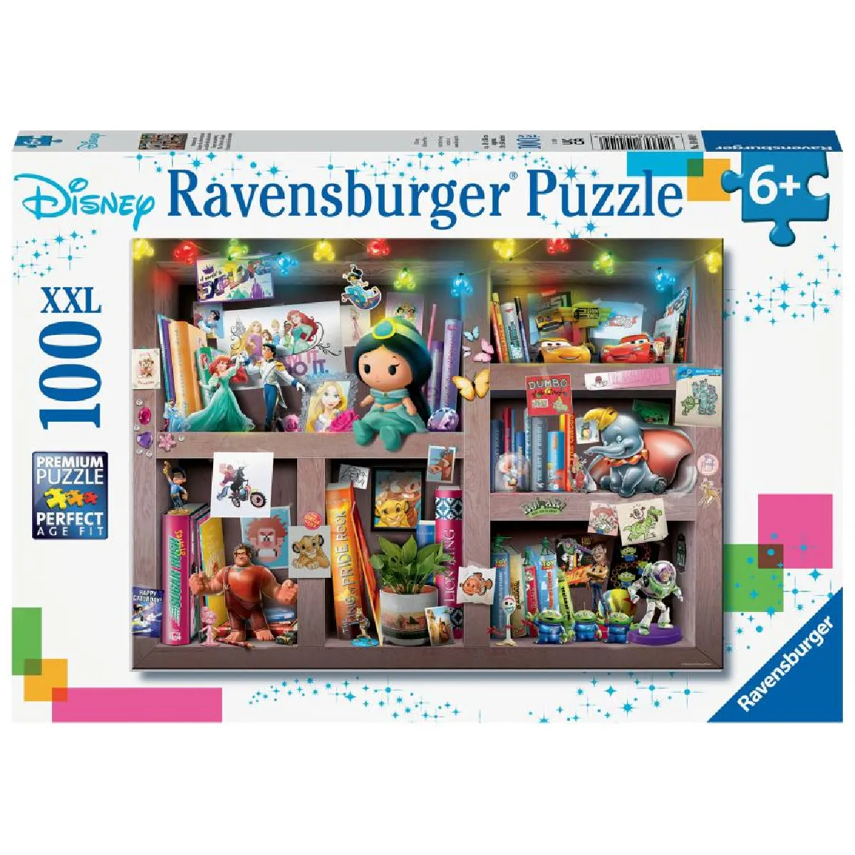 Puzzle 100 pièces : 'étagère du collectionneur Disney Ravensburger France