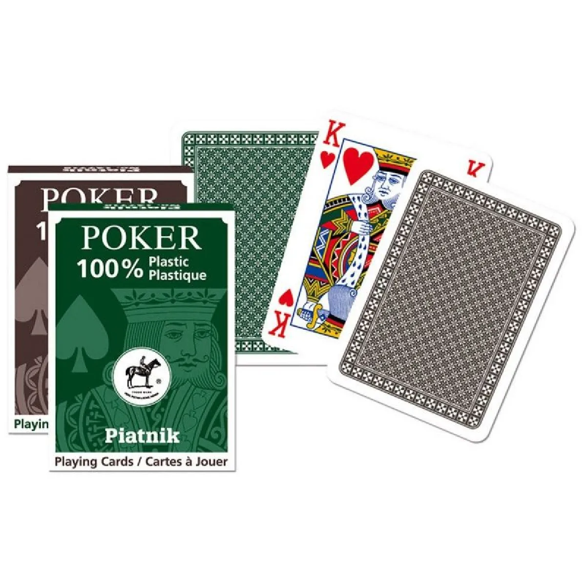 Piatnik Jeu De Cartes Poker Plastique