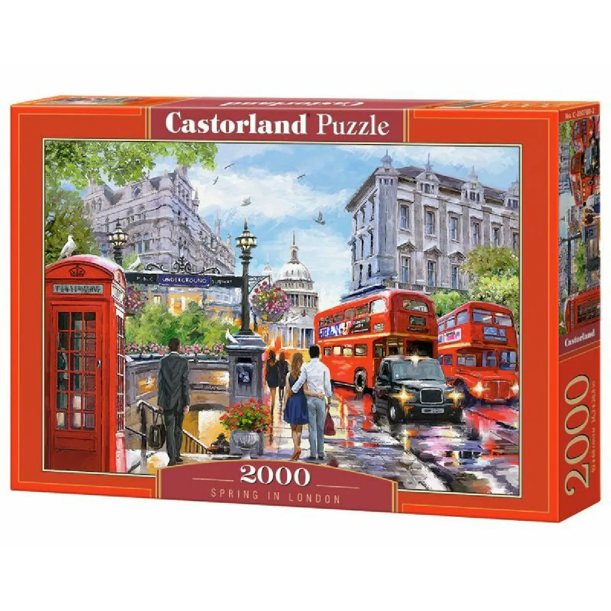 Castorland Puzzle adulte Printemps à Londres - 2000 pièces
