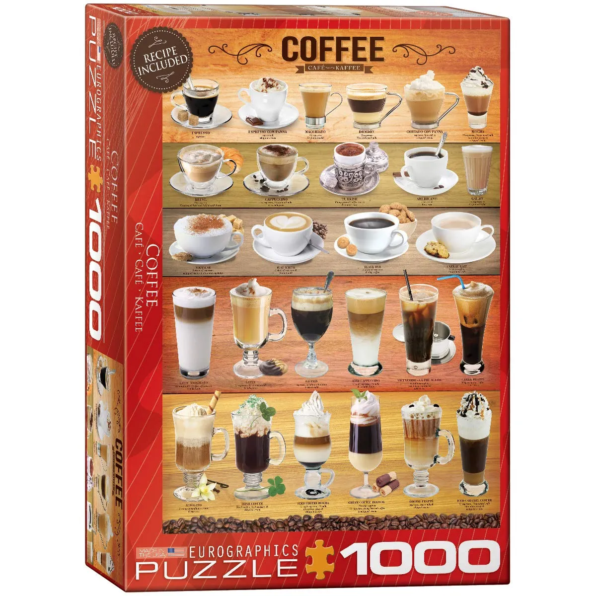 Non Communiqué Puzzle 1000 Pièces : Café Eurographics - Image 2