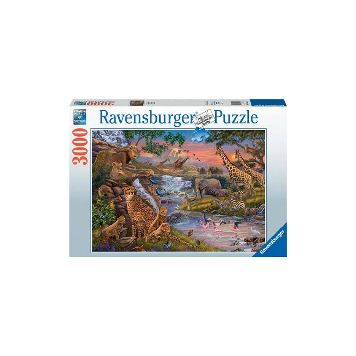 Ravensburger Puzzle Adulte Puzzle 3000 pièces Le règne Animal Adultes et Enfants à partir de Puzzle de qualité supérieure fabriqué en Europe Animaux Sauvages 16465