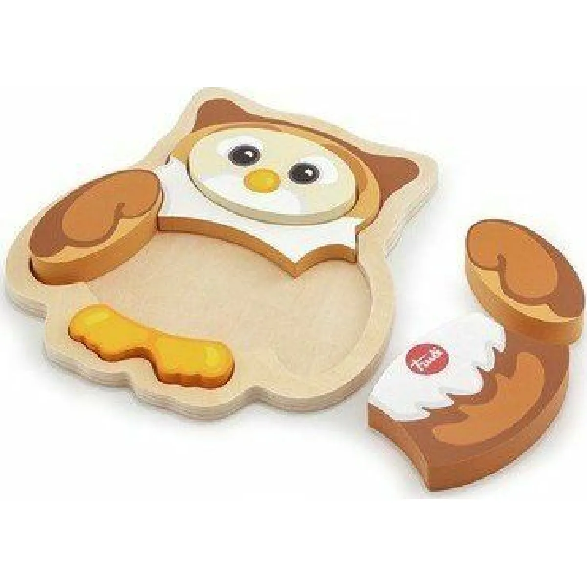 Trudi puzzle éducatif en bois hibou