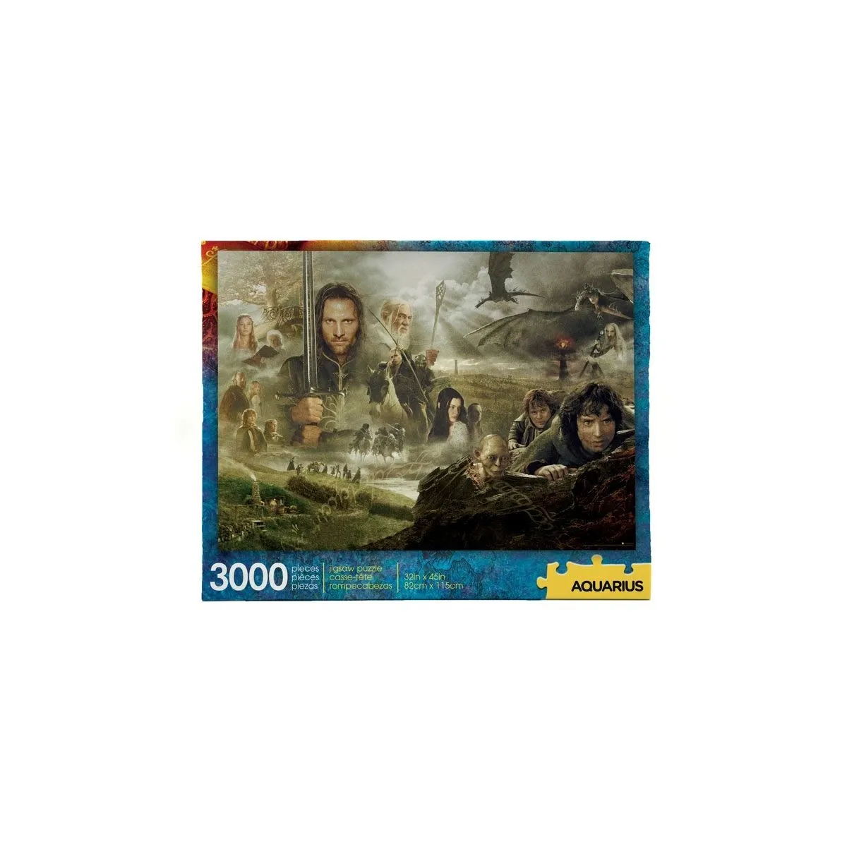 Aquarius puzzle Le Seigneur des Anneaux Saga - 3000 pièces
