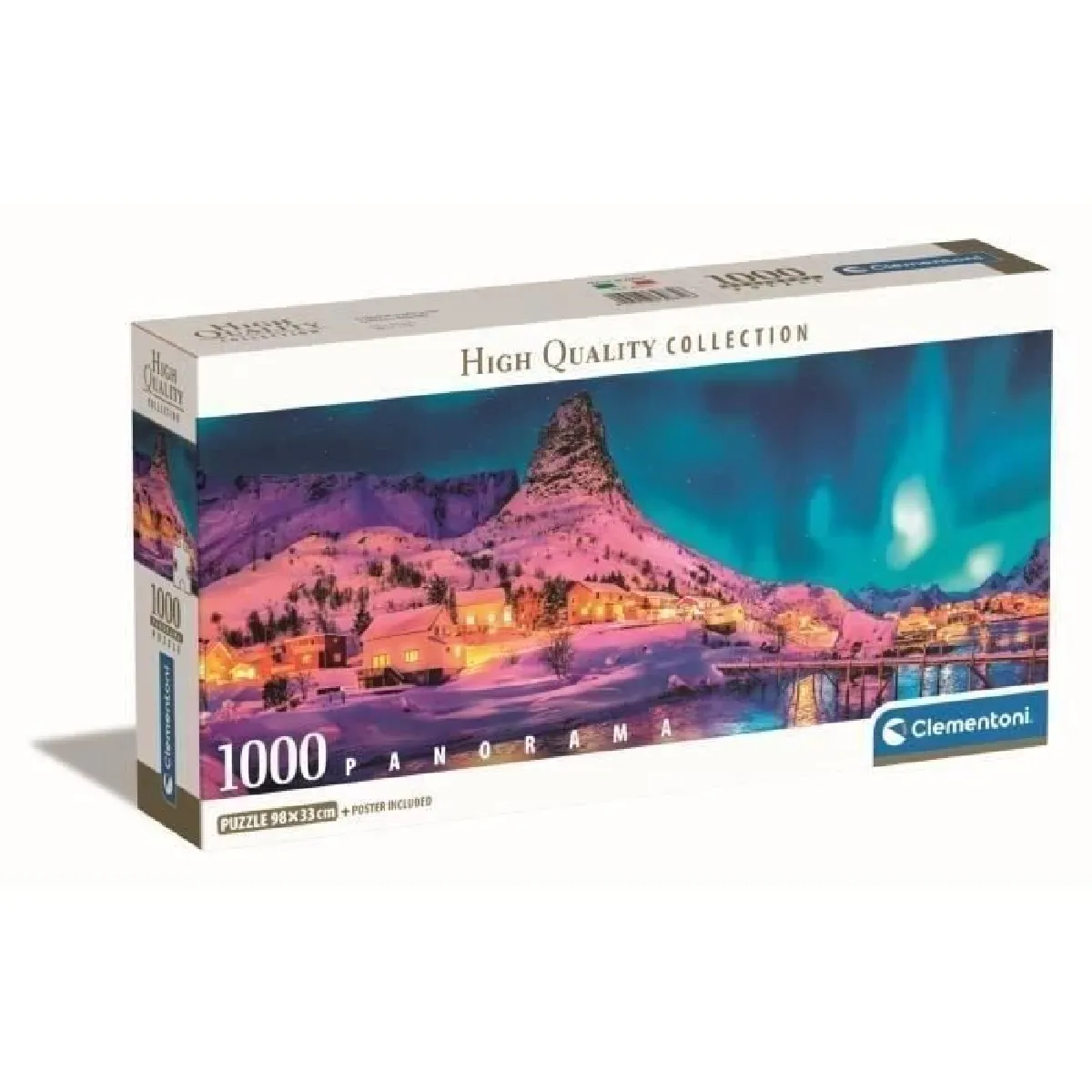 Puzzle panoramique 1000 pièces : Îles Lofoten Clementoni Puzzles - vue 2